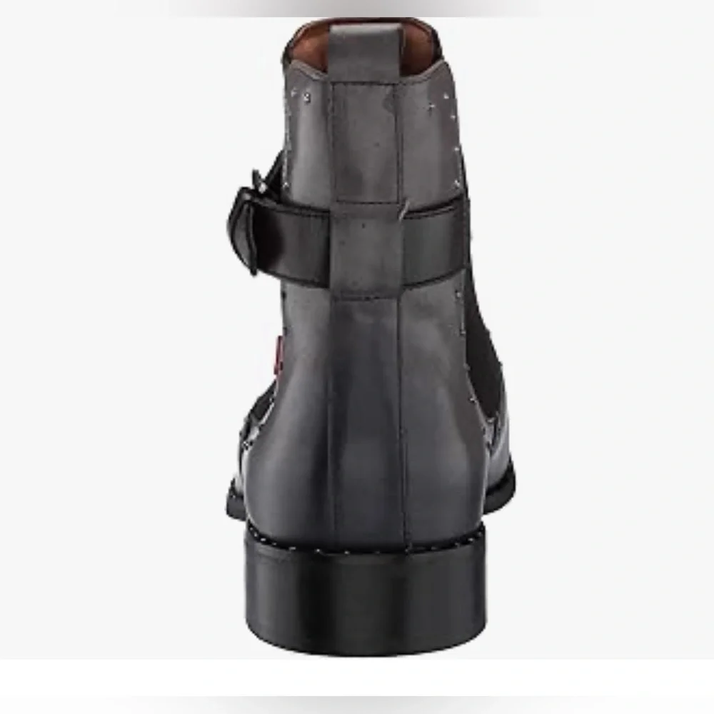 NIB [Marc Joseph] New York Leather Chelsea Studded Buckle Bootie Women’s Sz 5.5 - Picture 3 of 16